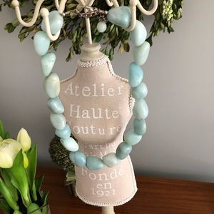 Green stone necklace